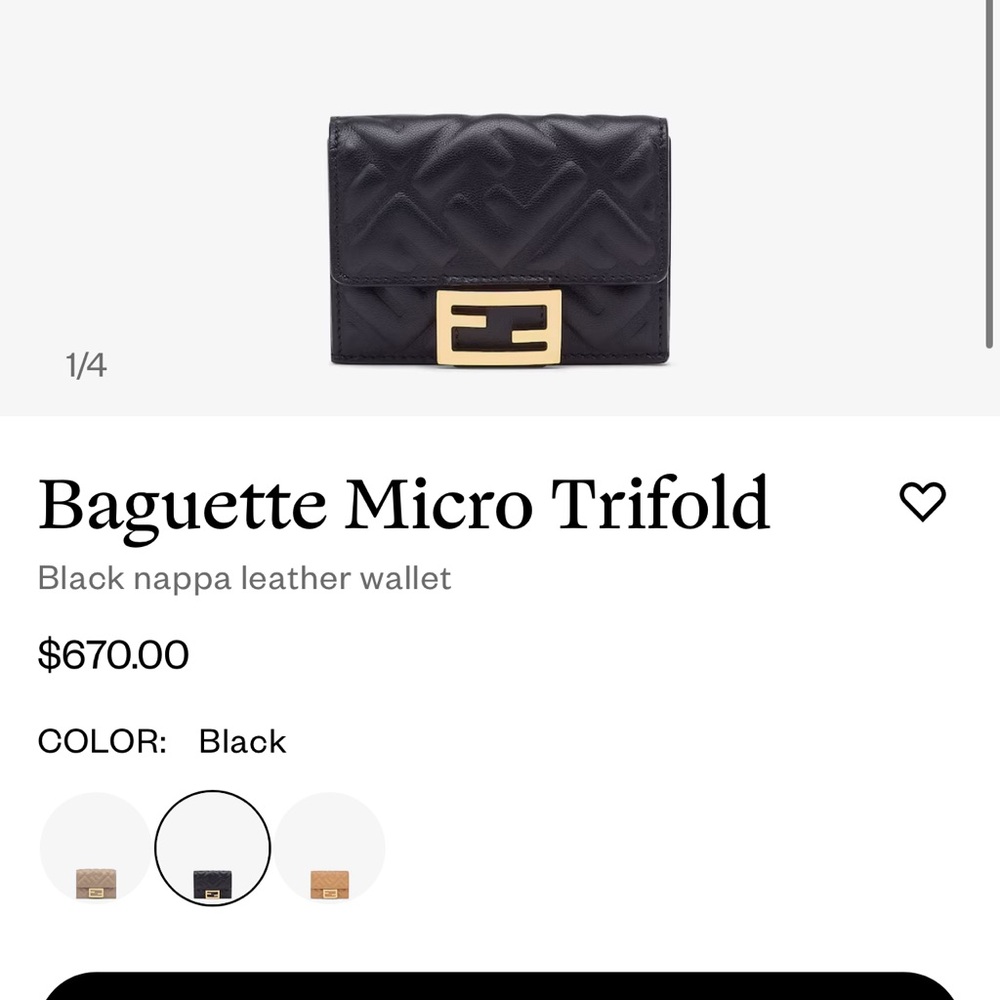 Fendi wallet